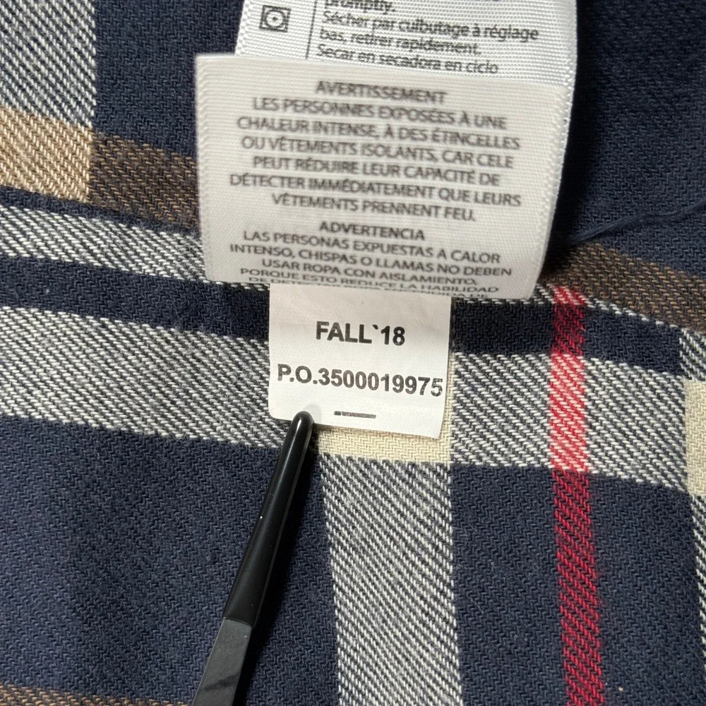 Carhartt 100590 Weathered Canvas Flannel Lined Shirt Jacket Men's Large